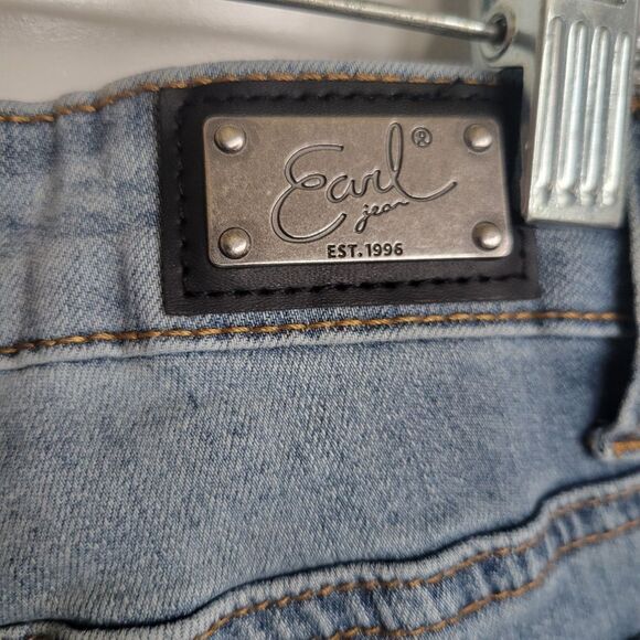 EARL JEANS 20W MODERN STEP HEM SKINNY ANKLE STRETCH JEANS 20 W 2X 3X - Picture 8 of 10